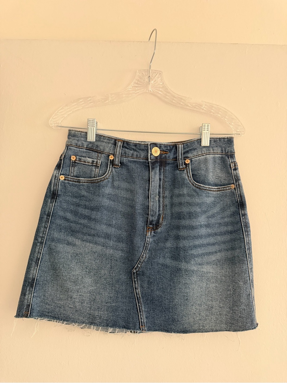 Classic Blue Denim Mini Skirt